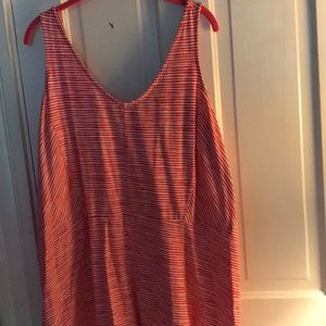 Old Navy Red Striped Dress